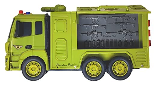 बच्चों के लिए  आर्मी व्हीकल टैंक मिलिट्री टॉय ट्रक