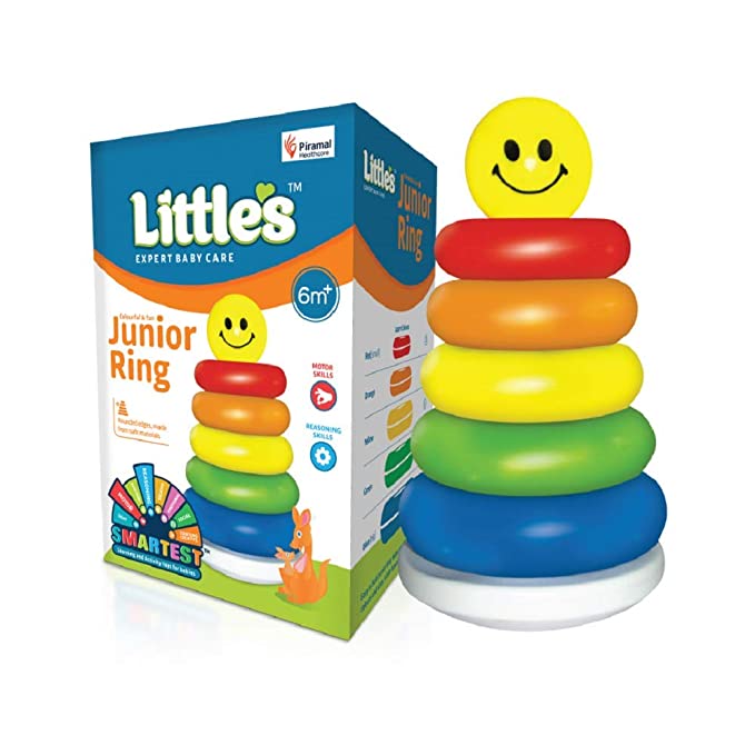 Little's जूनियर रिंग (मल्टीकलर) ( 2 साल के बच्चो के खिलौने ) 