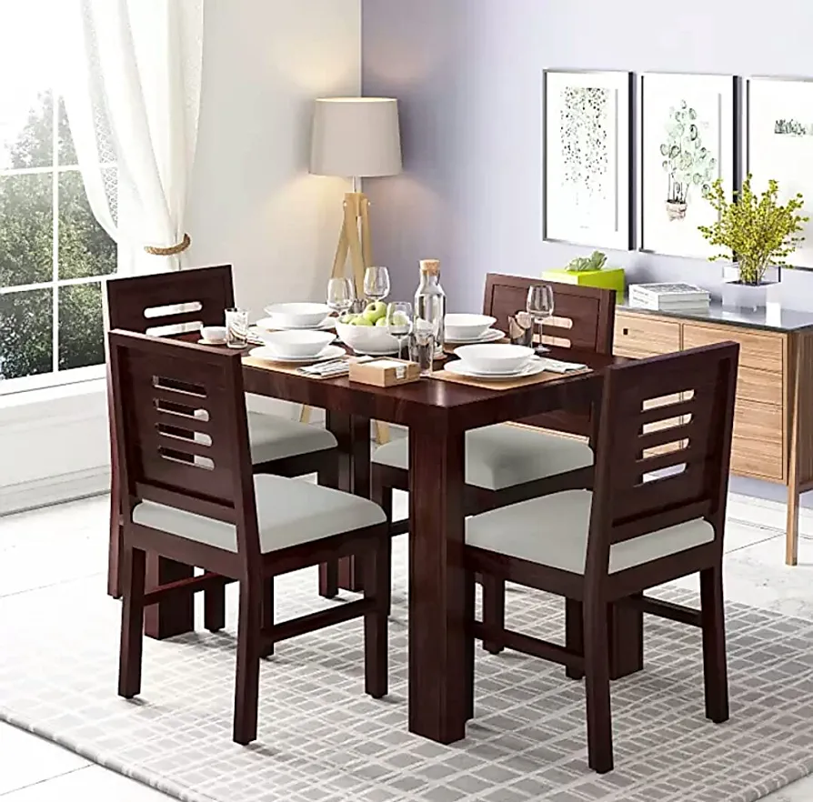Solid Sheesham Wood Dining Table