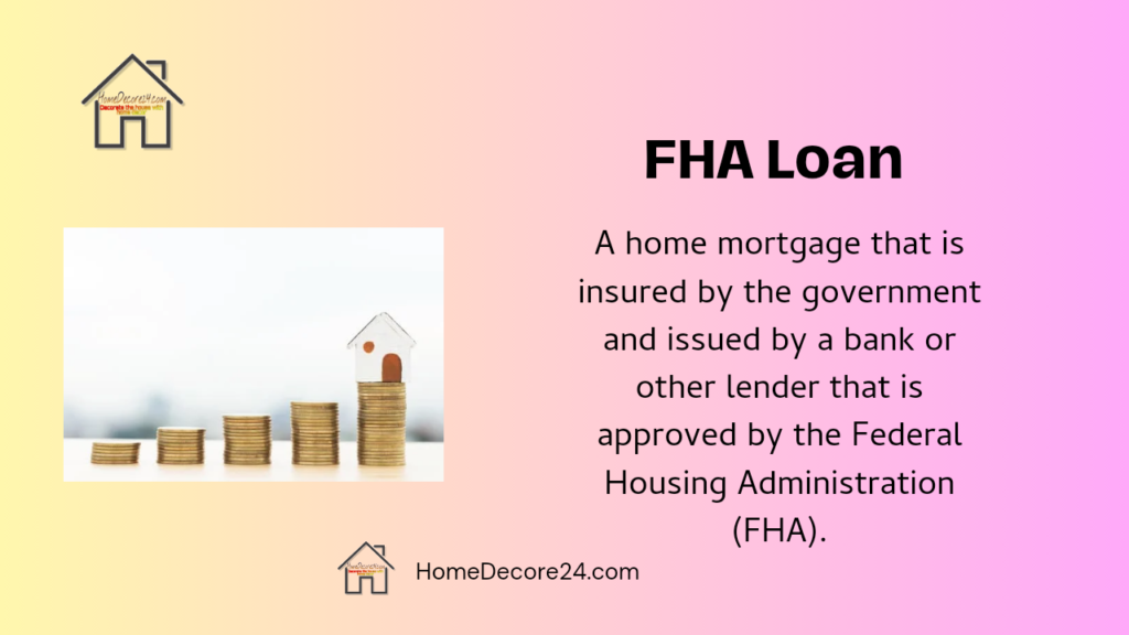 What is an fha loan and how does it work