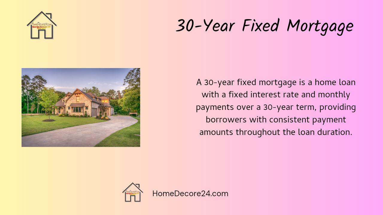 The 30-Year Fixed Mortgage: A Comprehensive Overview