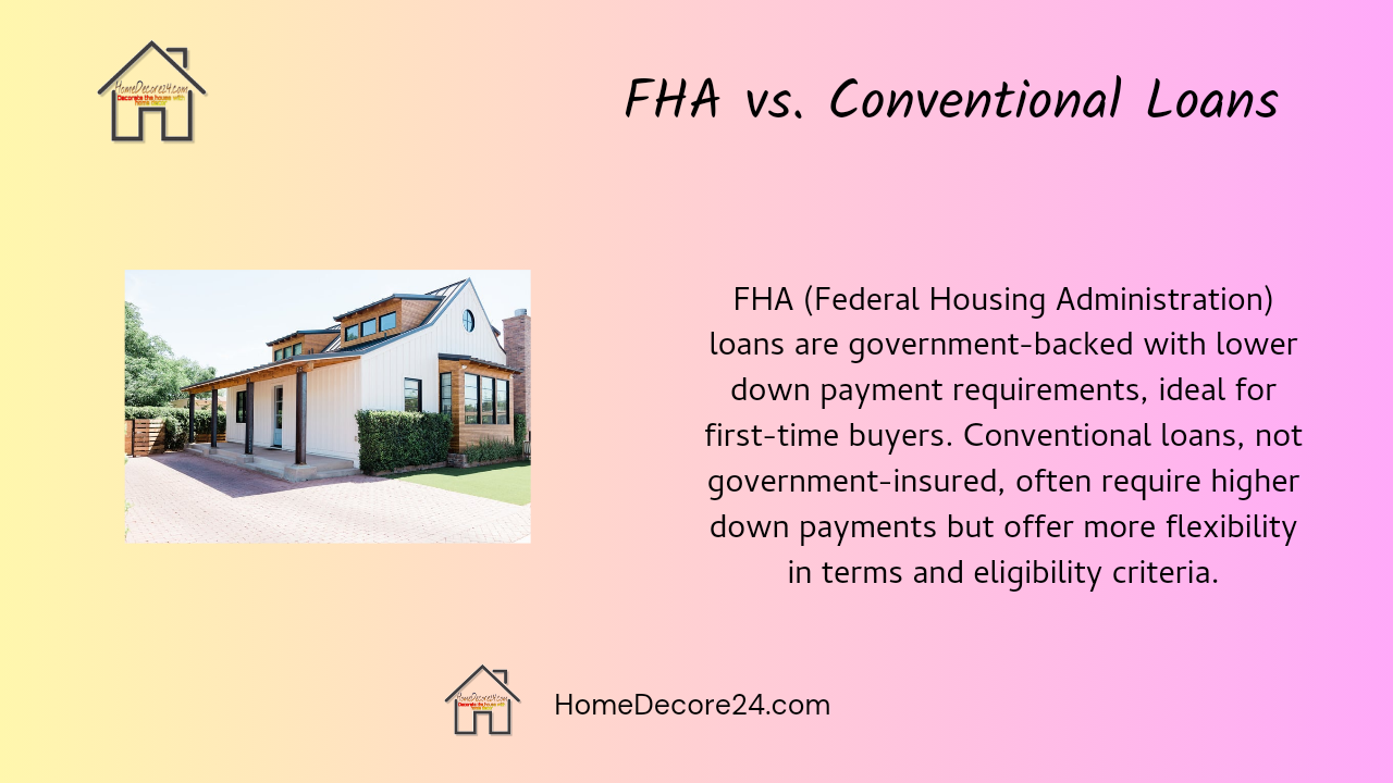 FHA vs. Conventional Loans: Understanding the Differences