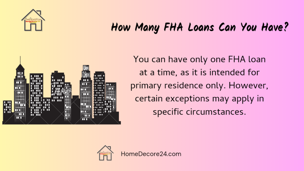 How Many FHA Loans Can You Have?